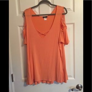 Cold shoulder blouse